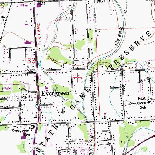 Topographic Map of 29N21W33DB__01 Well, MT