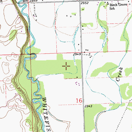 Topographic Map of 29N21W17AB__01 Well, MT