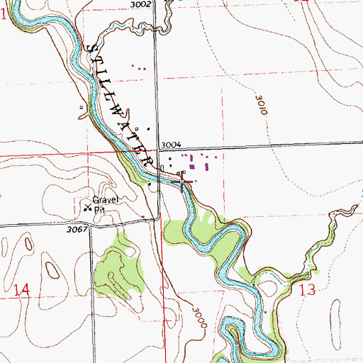 Topographic Map of 29N22W13BB__01 Well, MT
