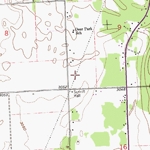 Topographic Map of 29N20W09CC__01 Well, MT
