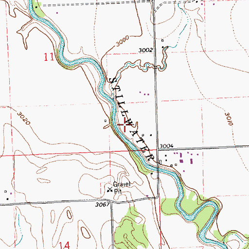 Topographic Map of 29N22W11DD__01 Well, MT