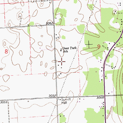 Topographic Map of 29N20W09CB__01 Well, MT