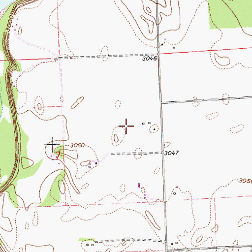 Topographic Map of 29N20W07AD__02 Well, MT