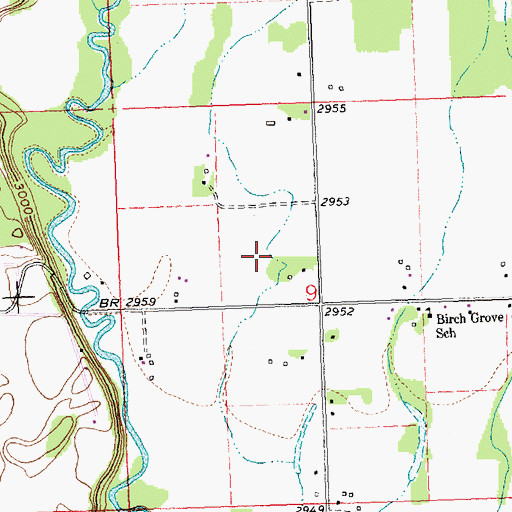 Topographic Map of 29N21W09DA__01 Well, MT