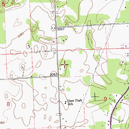 Topographic Map of 29N20W09BB__01 Well, MT