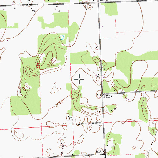 Topographic Map of 29N20W05DA__01 Well, MT
