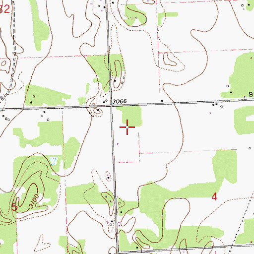 Topographic Map of 29N20W04BB__01 Well, MT