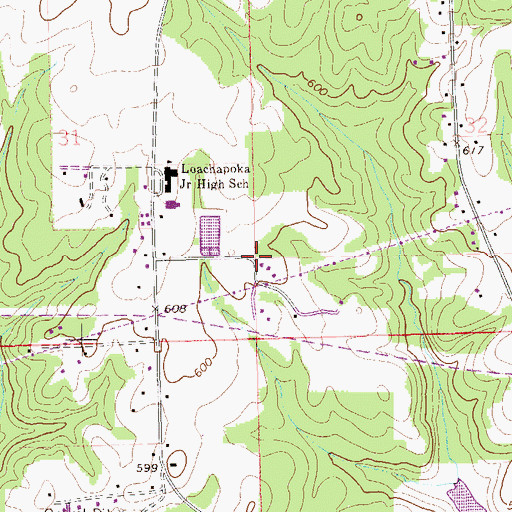 Topographic Map of Universal Mission Church, AL