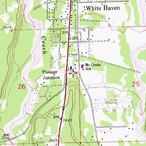 Topographic Map of 30N31W26_ADD__ Well, MT