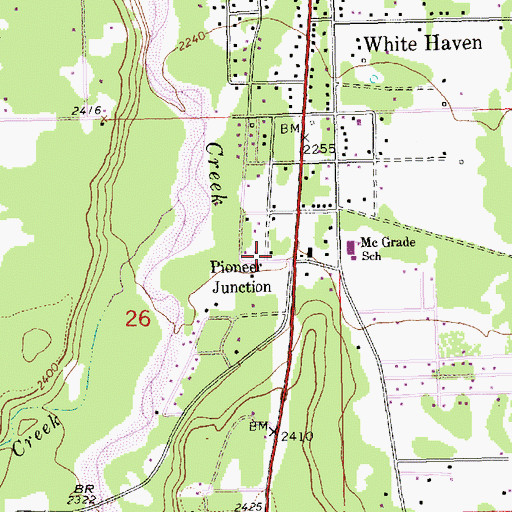 Topographic Map of 30N31W26_ADB__ Well, MT