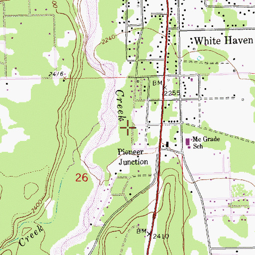 Topographic Map of 30N31W26_ADB2_ Well, MT