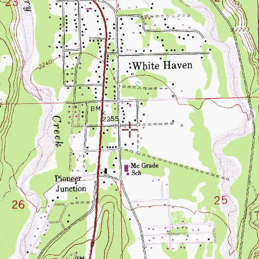 Topographic Map of 30N31W25_BBC3_ Well, MT