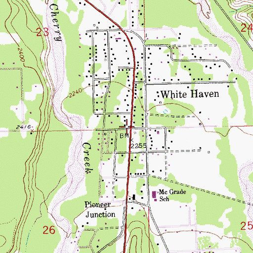 Topographic Map of 30N31W23DDD___ Well, MT