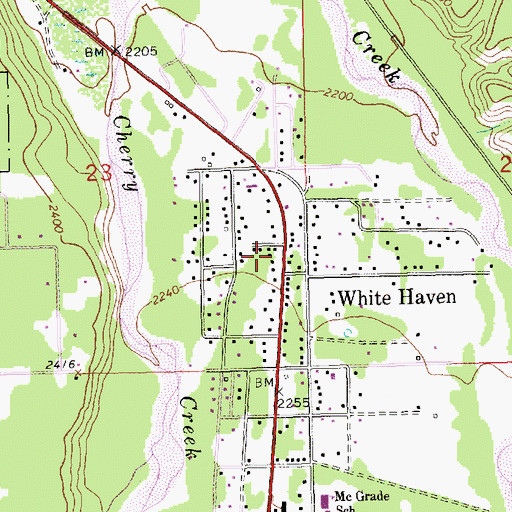 Topographic Map of 30N31W23DAD_02 Well, MT