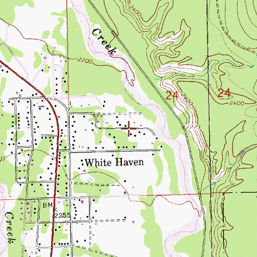 Topographic Map of 30N31W24CAC___ Well, MT