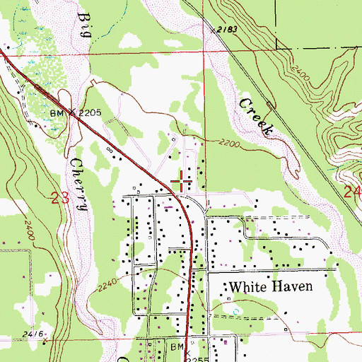 Topographic Map of 30N31W23ADD___ Well, MT