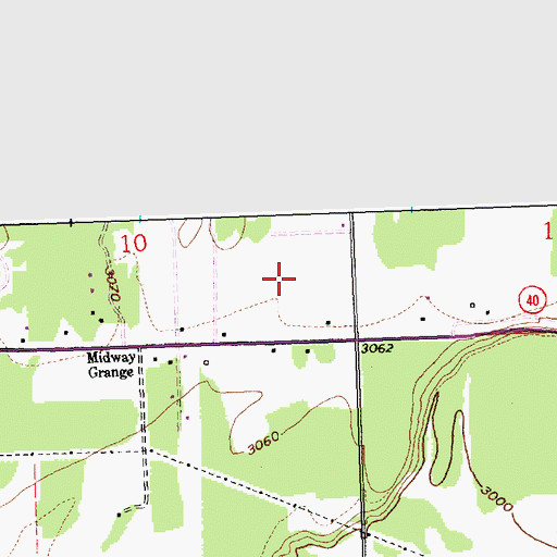 Topographic Map of 30N21W10DD__02 Well, MT
