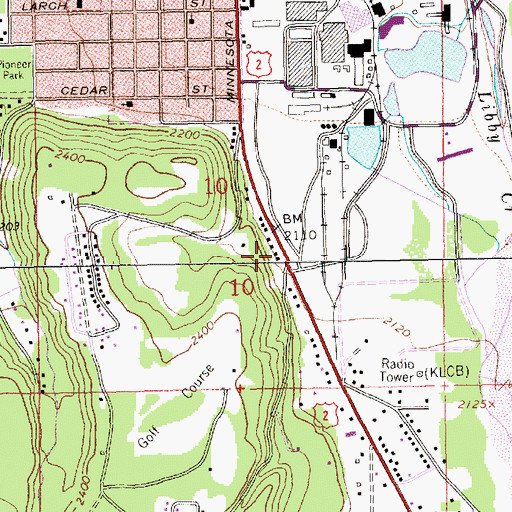 Topographic Map of 30N31W10DBCA02 Well, MT