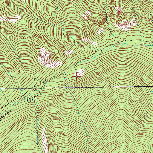 Topographic Map of 30N31W09CAA01_ Well, MT