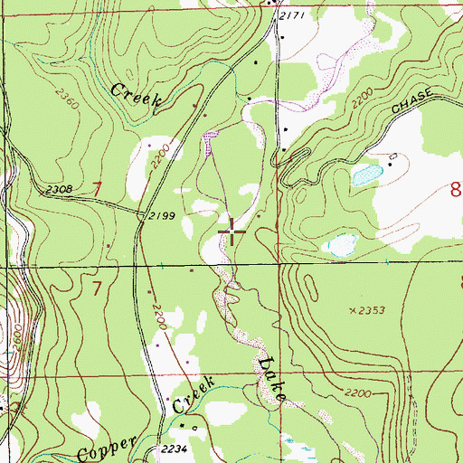 Topographic Map of 30N33W07DAAC01 Well, MT