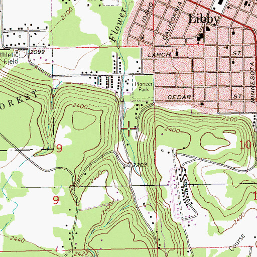 Topographic Map of 30N31W09ADD_02 Well, MT