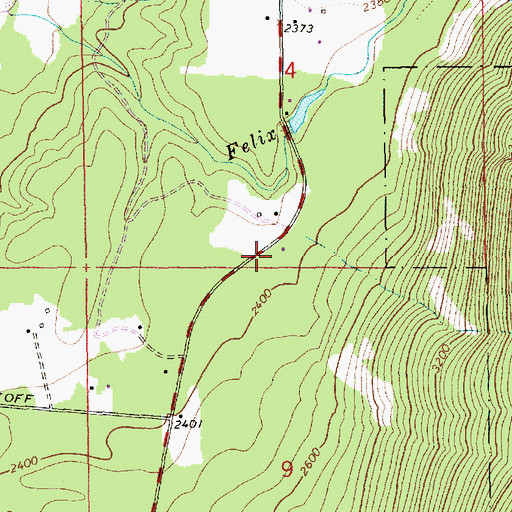 Topographic Map of 30N33W04CDDD01 Well, MT