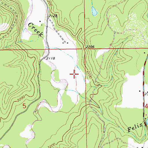 Topographic Map of 30N33W05AADD01 Well, MT