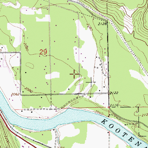 Topographic Map of 31N31W29DAC___ Well, MT