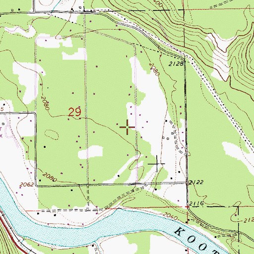 Topographic Map of 31N31W29DAB___ Well, MT