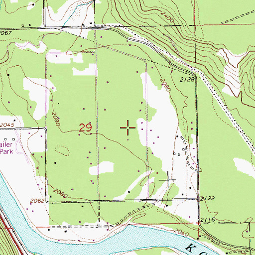 Topographic Map of 31N31W29ACD___ Well, MT