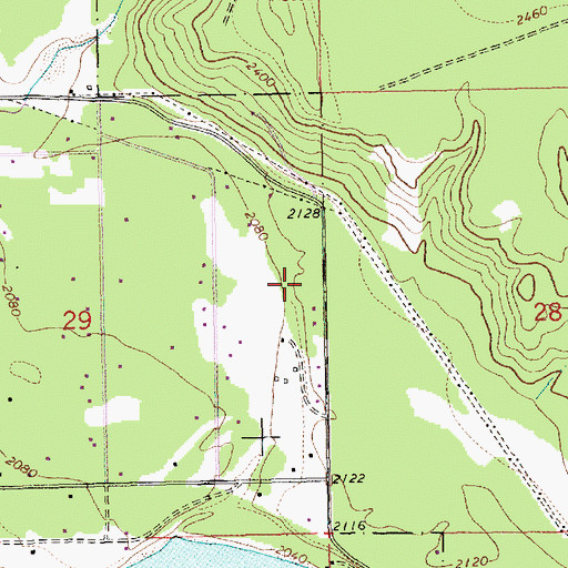Topographic Map of 31N31W29ADD___ Well, MT