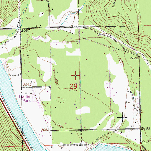 Topographic Map of 31N31W29ACC___ Well, MT