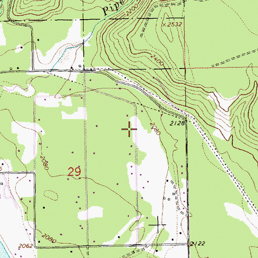 Topographic Map of 31N31W29ADB___ Well, MT