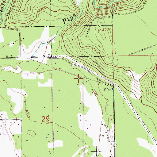 Topographic Map of 31N31W29AAC___ Well, MT