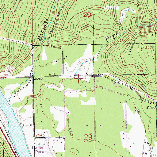 Topographic Map of 31N31W29BAA___ Well, MT