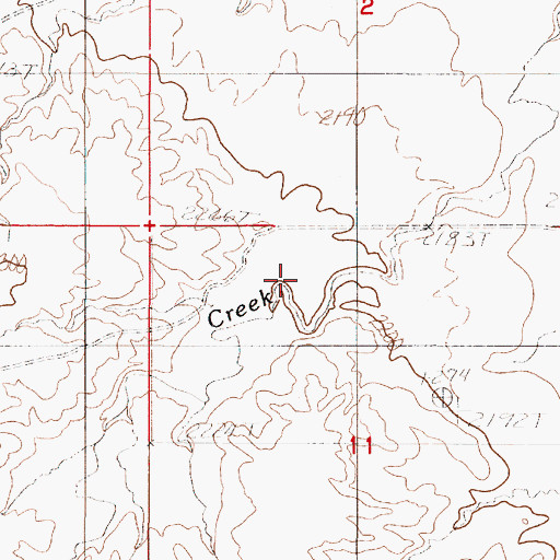 Topographic Map of 31N49E11BBD_01 Well, MT