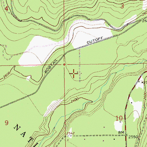 Topographic Map of 31N31W10BBB___ Well, MT