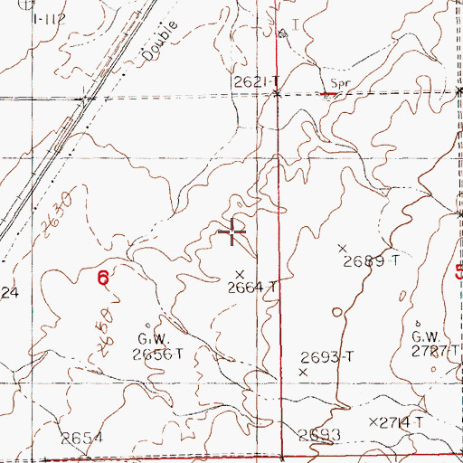 Topographic Map of 31N15E06AD__01 Well, MT