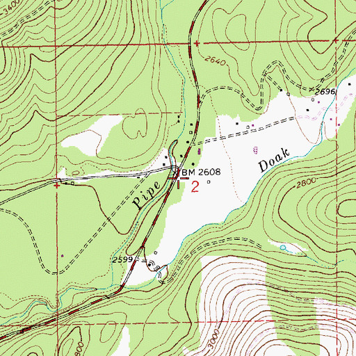 Topographic Map of 31N31W02BDD_03 Well, MT