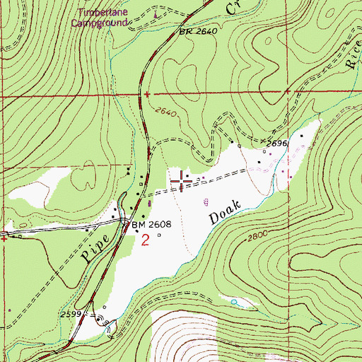 Topographic Map of 31N31W02ACA___ Well, MT