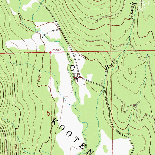 Topographic Map of 31N31W05AAC___ Well, MT