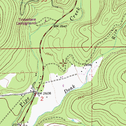Topographic Map of 31N31W02AAC_01 Well, MT