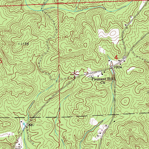 Topographic Map of Maranatha Christian Academy, AL