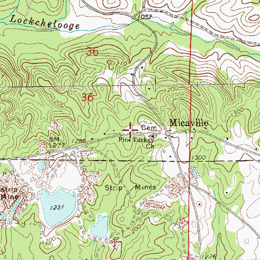 Topographic Map of Heaven Bound Church, AL