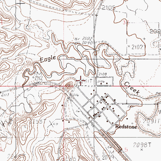 Topographic Map of 35N52E05BBD_01 Well, MT