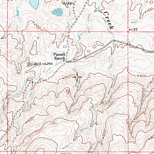 Topographic Map of 36N03E09ACCD01 Spring, MT