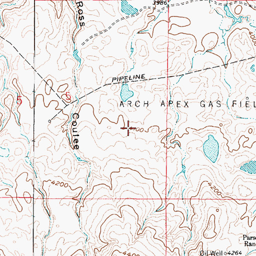 Topographic Map of 36N03E05DACA01 Spring, MT