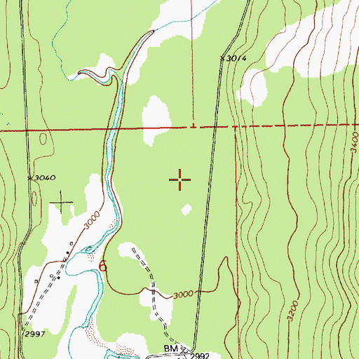 Topographic Map of 36N31W06AACA01 Well, MT