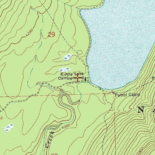 Topographic Map of 37N21W29DDC_01 Well, MT