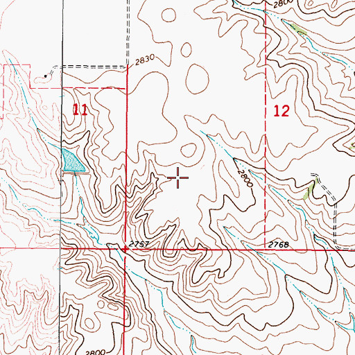 Topographic Map of Coalcreek Post Office (historical), MT